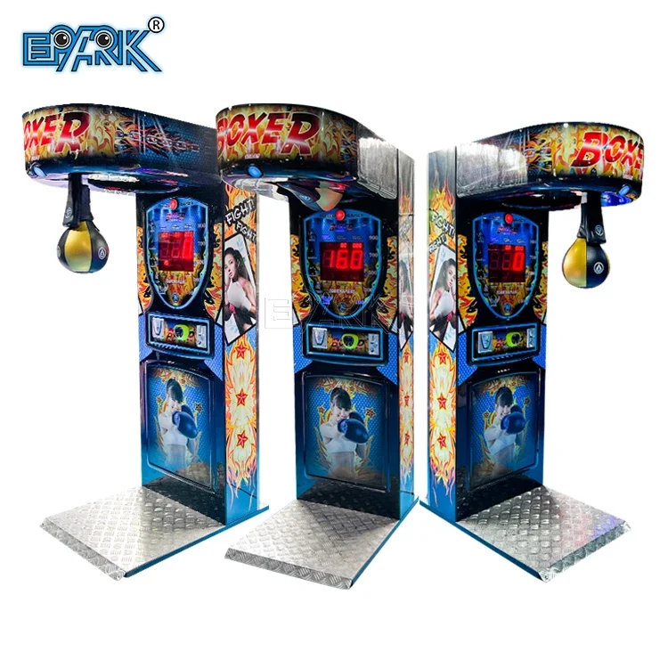 Amusement Coin Operated Games Punching Ultimate maquina de boxeo Electronic Tickets Redemption Arcade Boxing Punch Machine