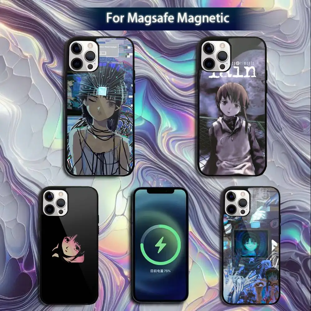 

Serial Experiments L-Lain Phone Case For iPhone 16e,16,15,14,13,12,11,Plus,Pro,Max,Mini Magsafe Magnetic Wireless Charging