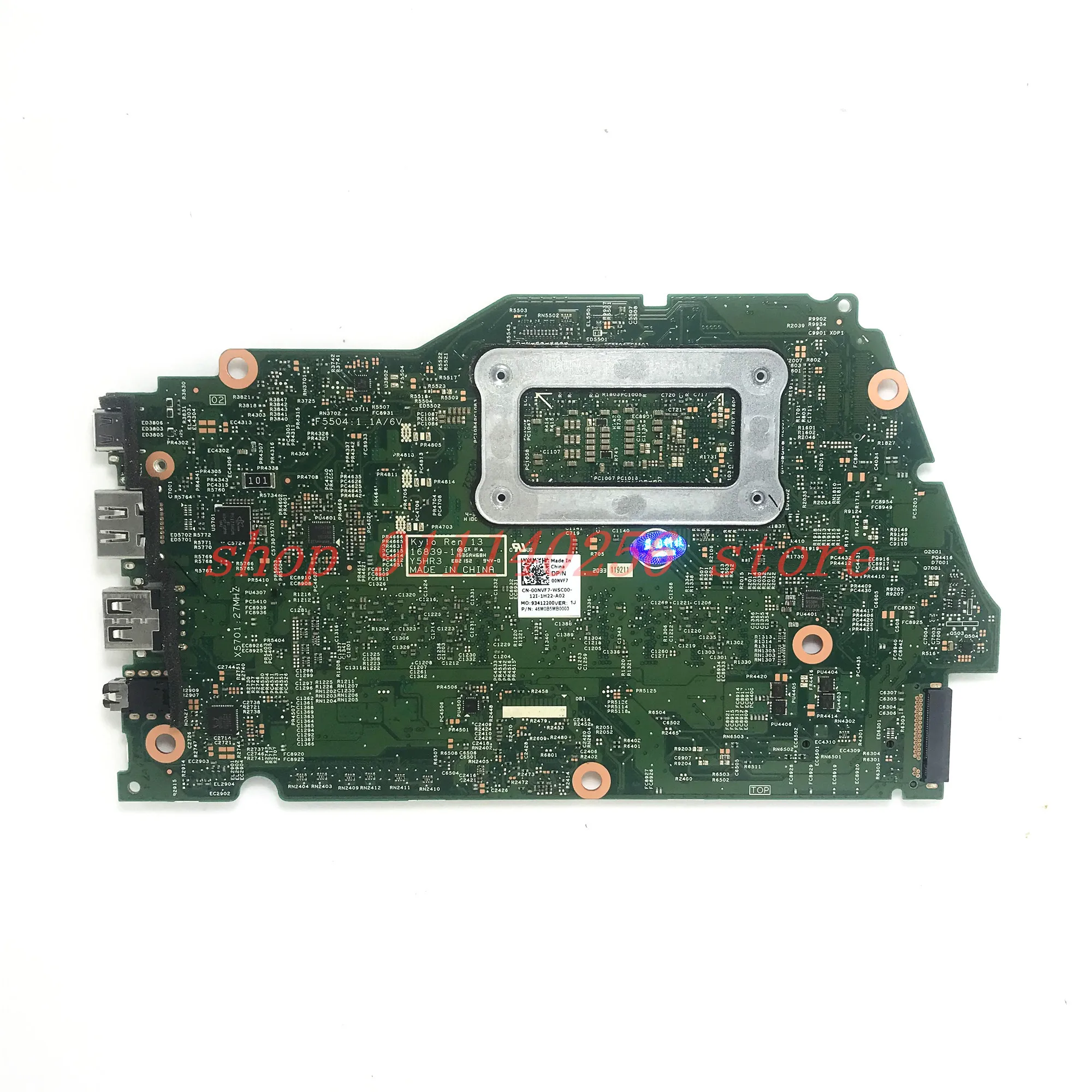 CN-04C6W0 04c6w0 4c6w0 alta qualidade mainboard para dell 13 3379 portátil placa-mãe w/sr2f0 I5-6300U cpu 100% completo trabalho bem