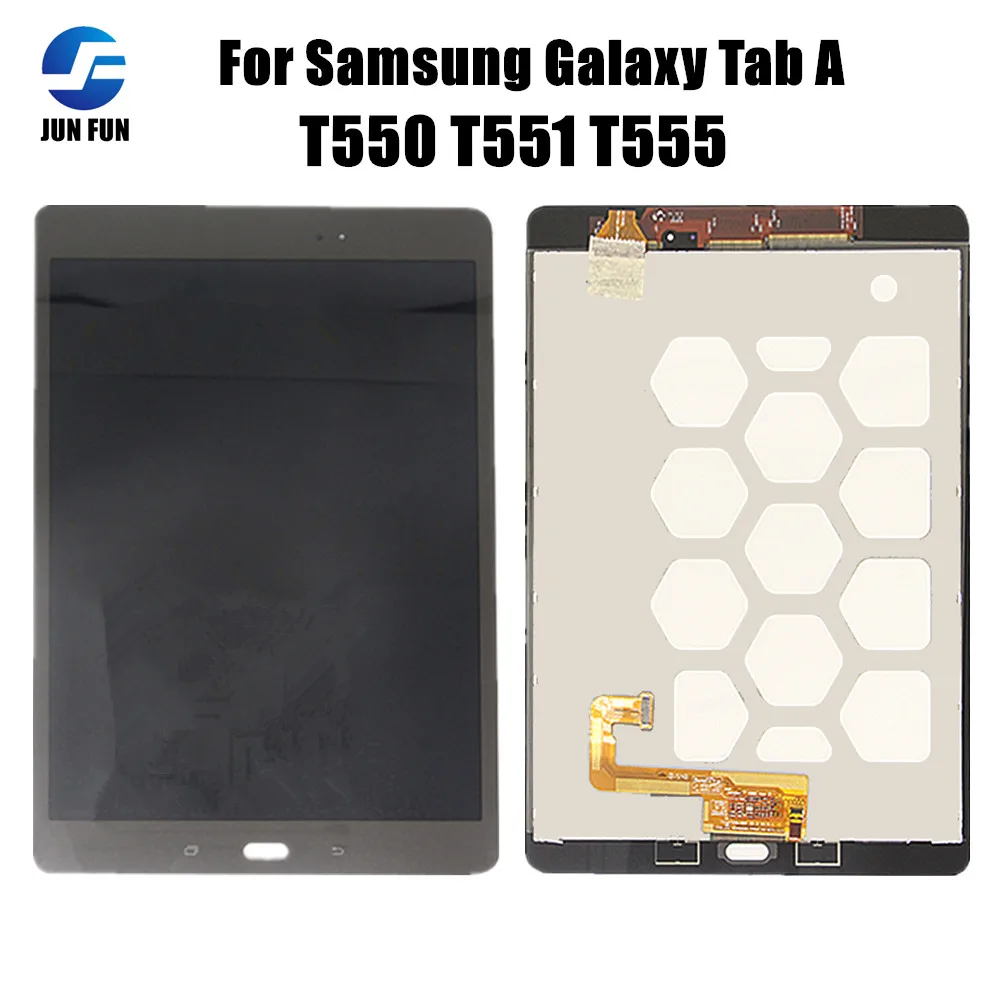 For Samsung Galaxy Tab A T550 T551 T555 Screen SM-T550 LCD Matrix Touch Display Digitizer Assembly Replacement