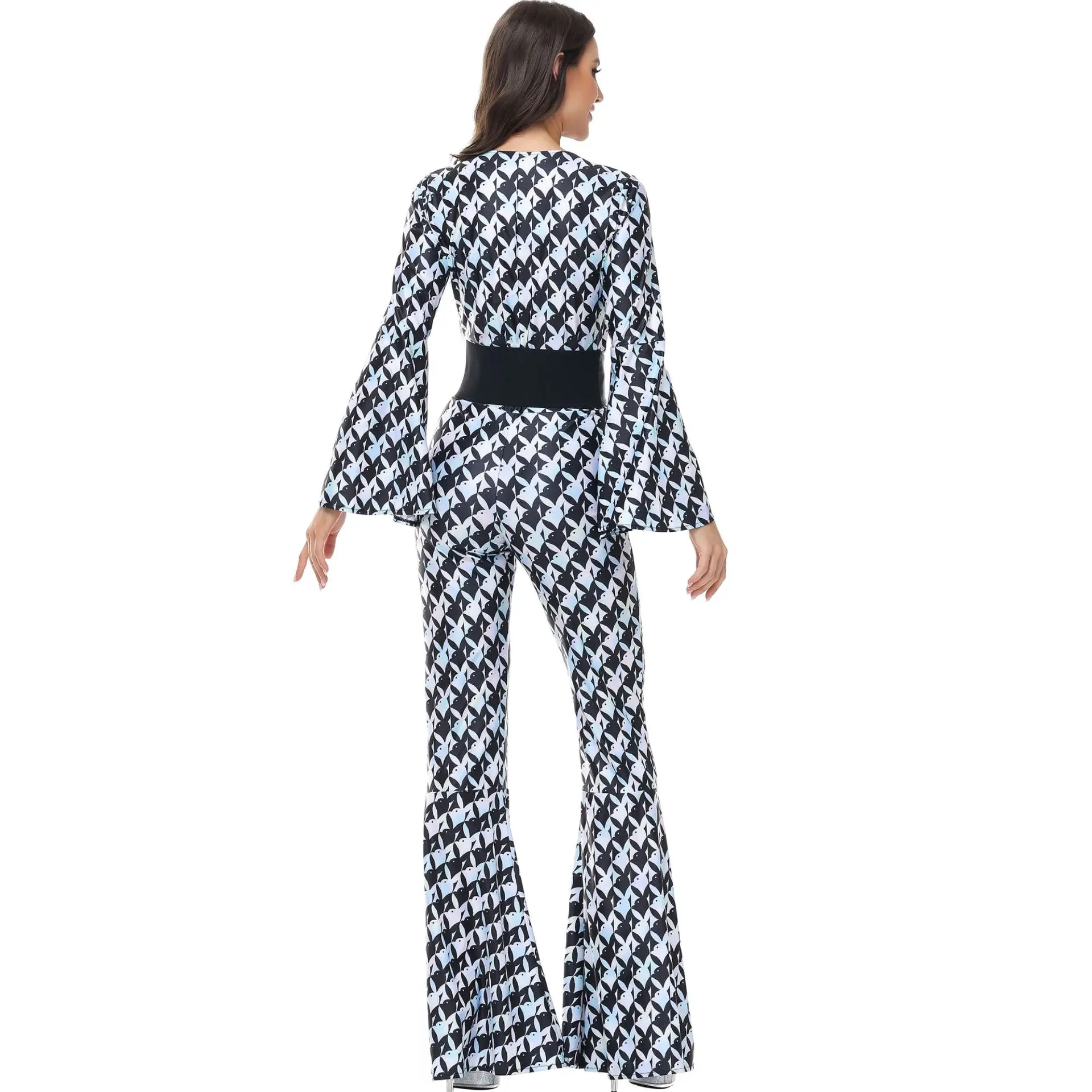 80S Retro Plaid Adu… - image