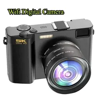 5K Professional Digital Camera WIFI Webcam Wide Angle Digital Zoom 64MP Camcorder Photography 3 Inch Screen Vlog Video Recorder