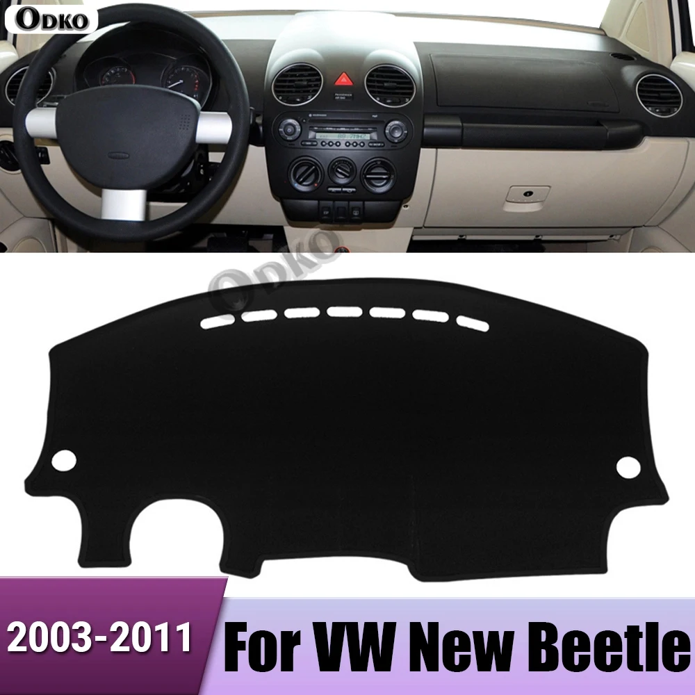 Für Volkswagen VW New Beetle 2003 2004 2005 2006 2007 2008 2009 2010 2011 Auto-Armaturenbrett-Abdeckungsmatten Vermeiden Sie Lichtpolster-Zubehör