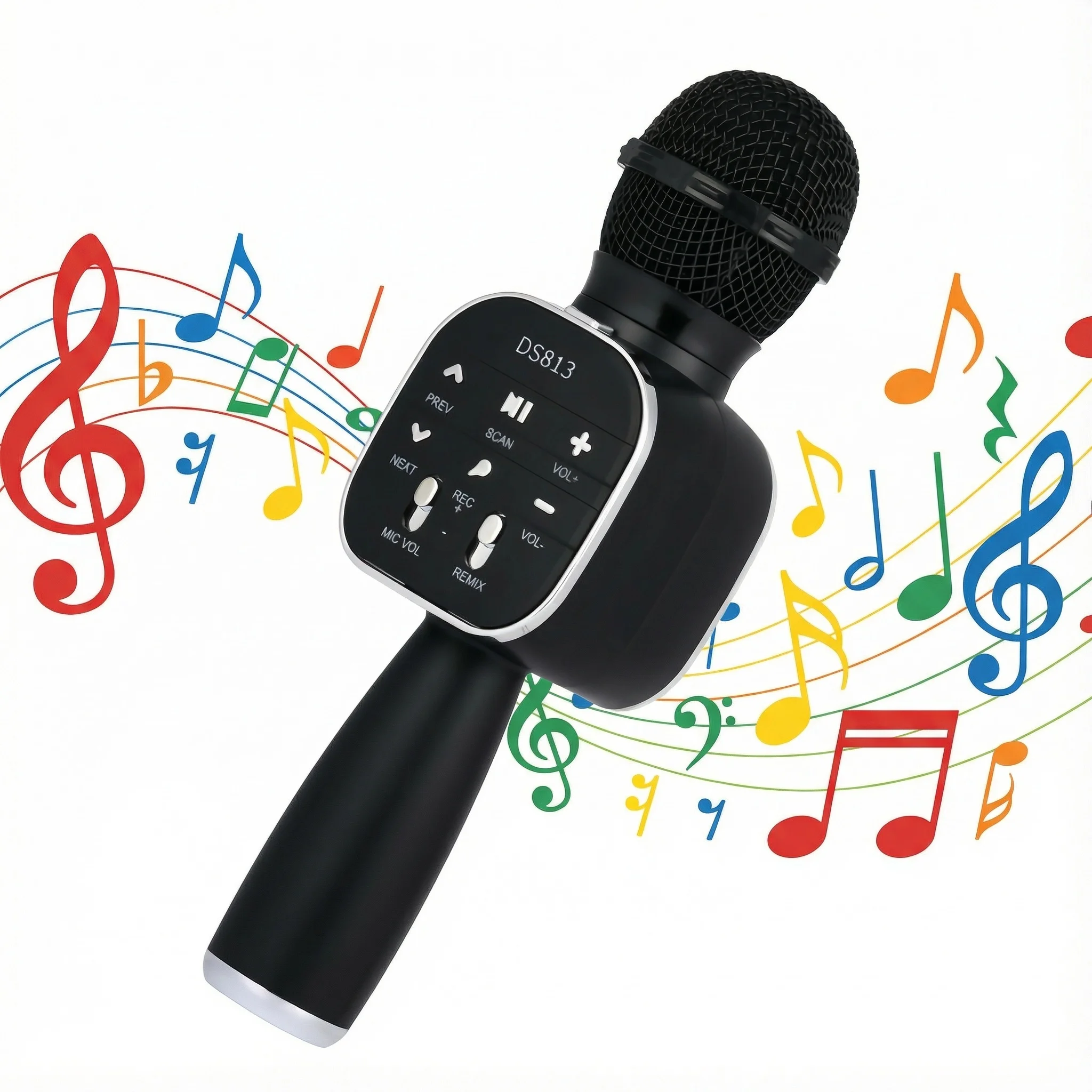 

Bluetooth-микрофон для караоке-игрушка для детей — портативный динамик, беспроводное сопряжение для дуэтного пения, подарочные игрушки для мальчиков и девочек