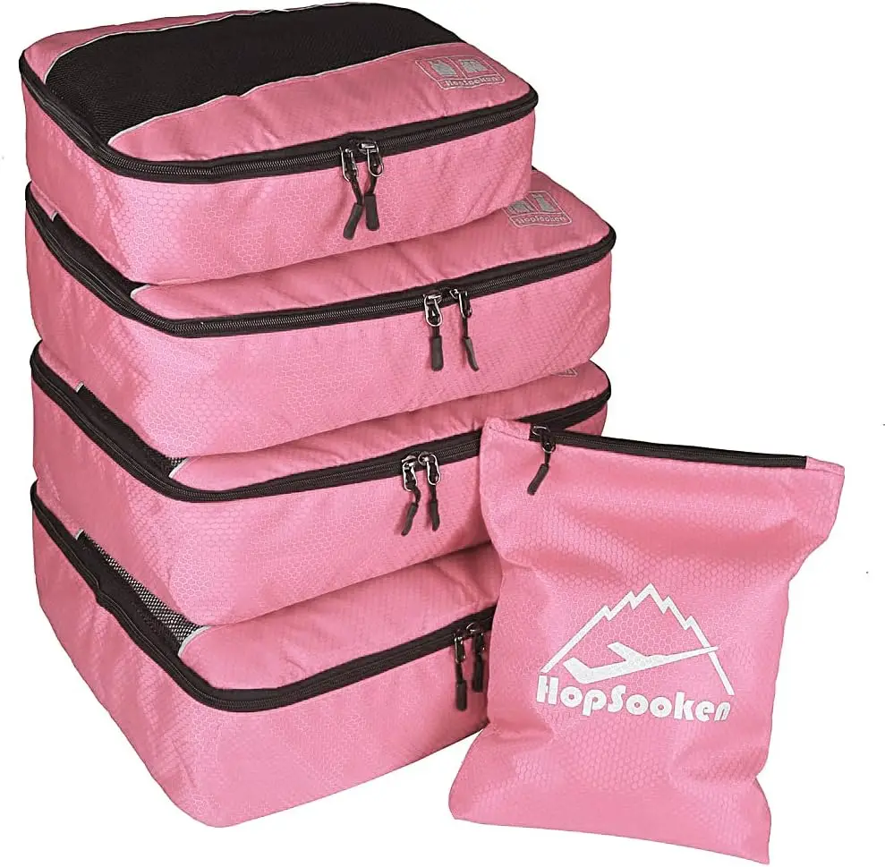 

Набор из 5 дорожных органайзеров для багажа с мешком для белья для организации вещей в чемодане