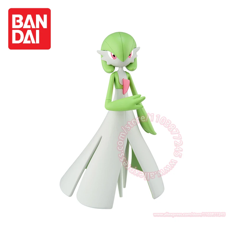 BANDAI Pokemon Gardevoir Evolution Is An Assembled Model Children's Toy Trend Hand Birthday Present Tabletop Decoration