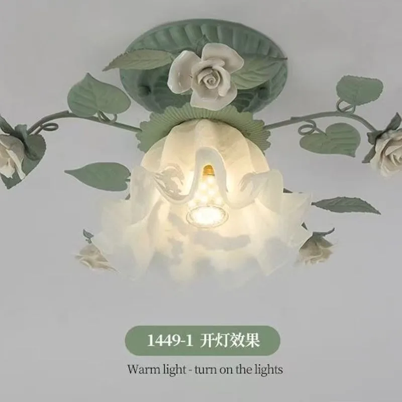 Corridor hallway , cozy lily of the valley bedroom , eye-protection ceiling lights, entrance lights, entrance lights