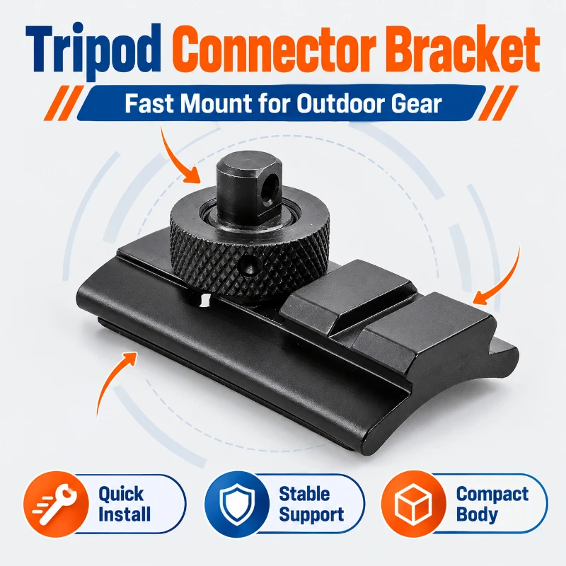 20mm Rail Stand Connection Bracket Outdoor Adapter For Gear Installation