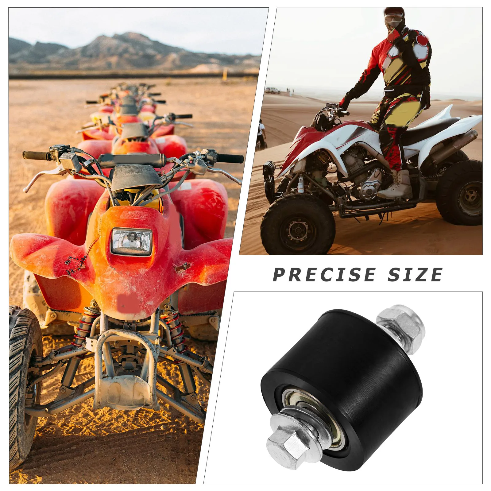

Motorcycle Tensioner Wheel For Off-Road Bikes Durable Chain Guide Roller Smooth Alignment Motorcycle Chain Roller Wheel