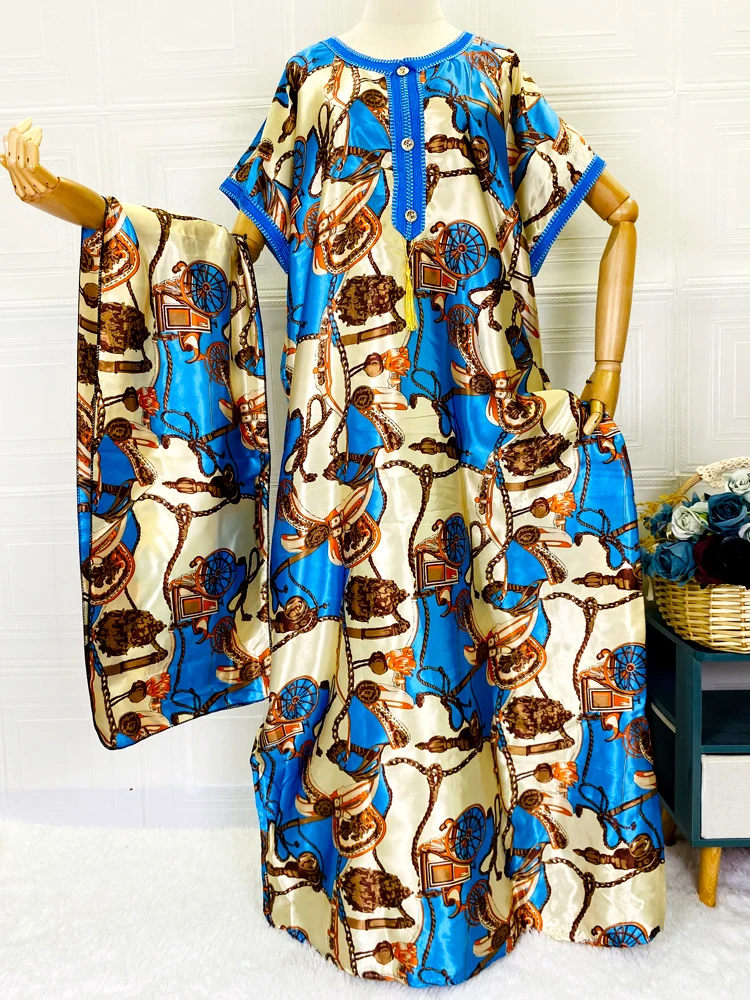Abayas For Women Dubai Ramadan 2022 Long Robe Femme Musulmane African Turkey Islam Dress With Hoofddoek Moslima Short Sleeve