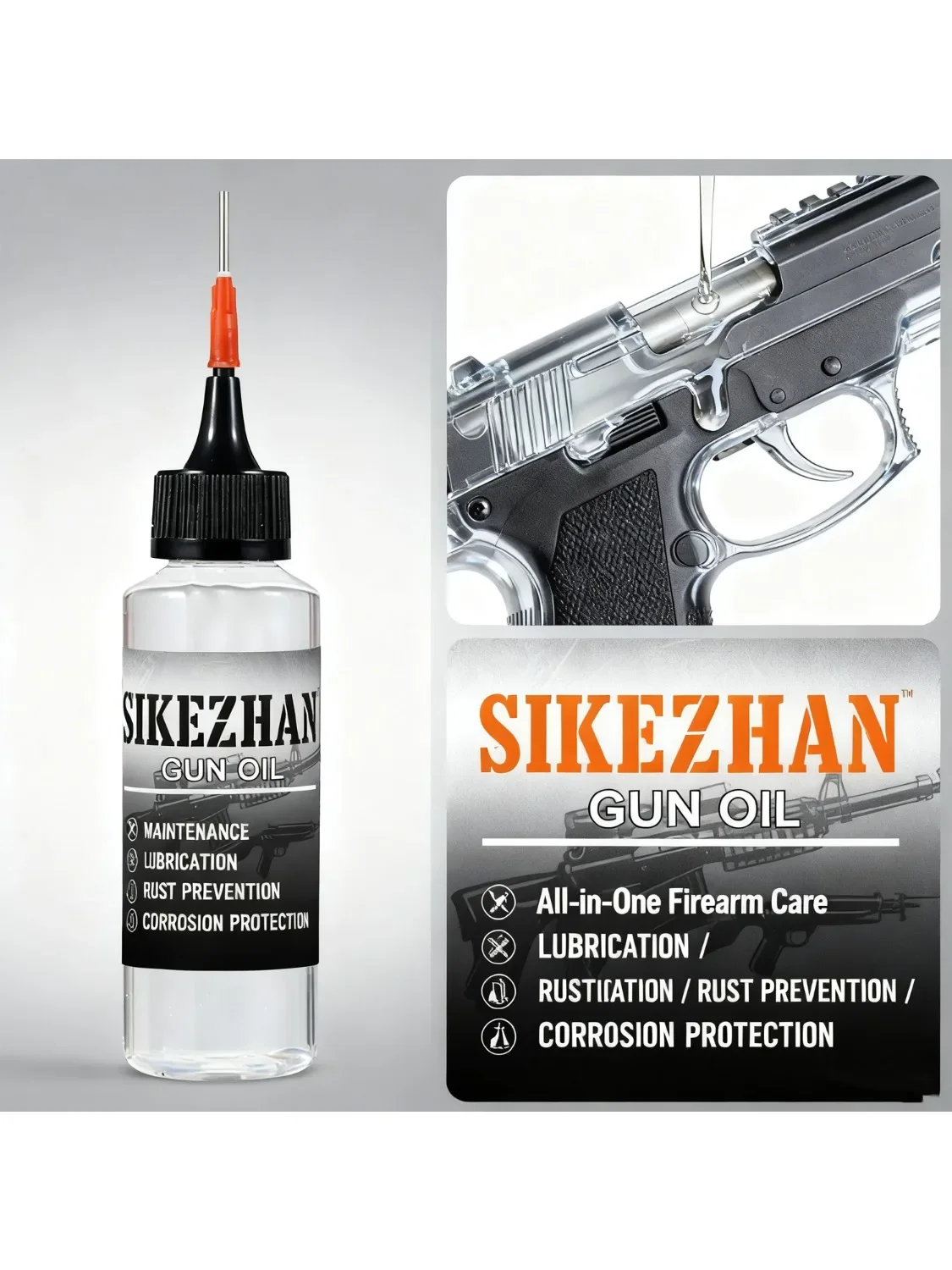 Huile universelle pour pistolet CLP, nettoyant, lubrifiant, protection antirouille pour fusil, pistolet, fusil de chasse, Airsoft, accessoires d'entretien