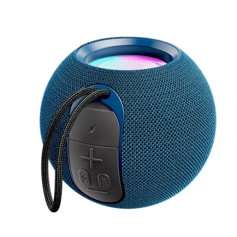 Wireless subwoofer outdoor home Bluetooth speaker with high volume 3D surround RGB light effect card USB drive