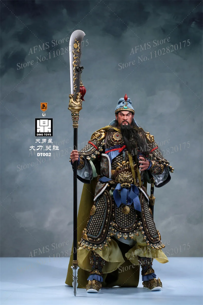 Mr.Z Toys DT002 1/6 مقياس تحصيل الشكل أسطورة المياه الهامش الجندي القديم دا داو غوان شنغ 12 بوصة عمل الشكل