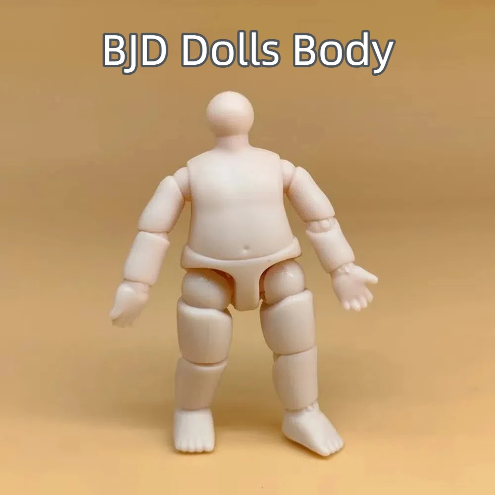 New 3in 4in Height Figure Dolls PVC Multiple Joints Mini Body Parts Anime Doll Durable Muscle Body Doll for Doll Customized