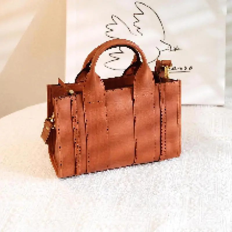 

fashion vintage designer handmade genuine leather women's handbag outdoor party luxury real cow leather shoulder crossbody bag