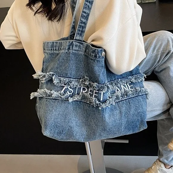 bolsa-tote-de-ombro-unico-feminina-de-grande-capacidade-bolsa-crossbody-de-mao-jeans-lavada-simples