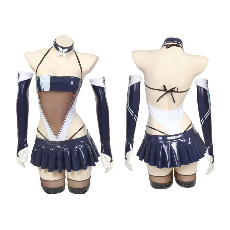 Game Azur Lane Shinano Racing Suit Cosplay Costume Uniform Dress Top Halloween Party Outfit Women Clothes New