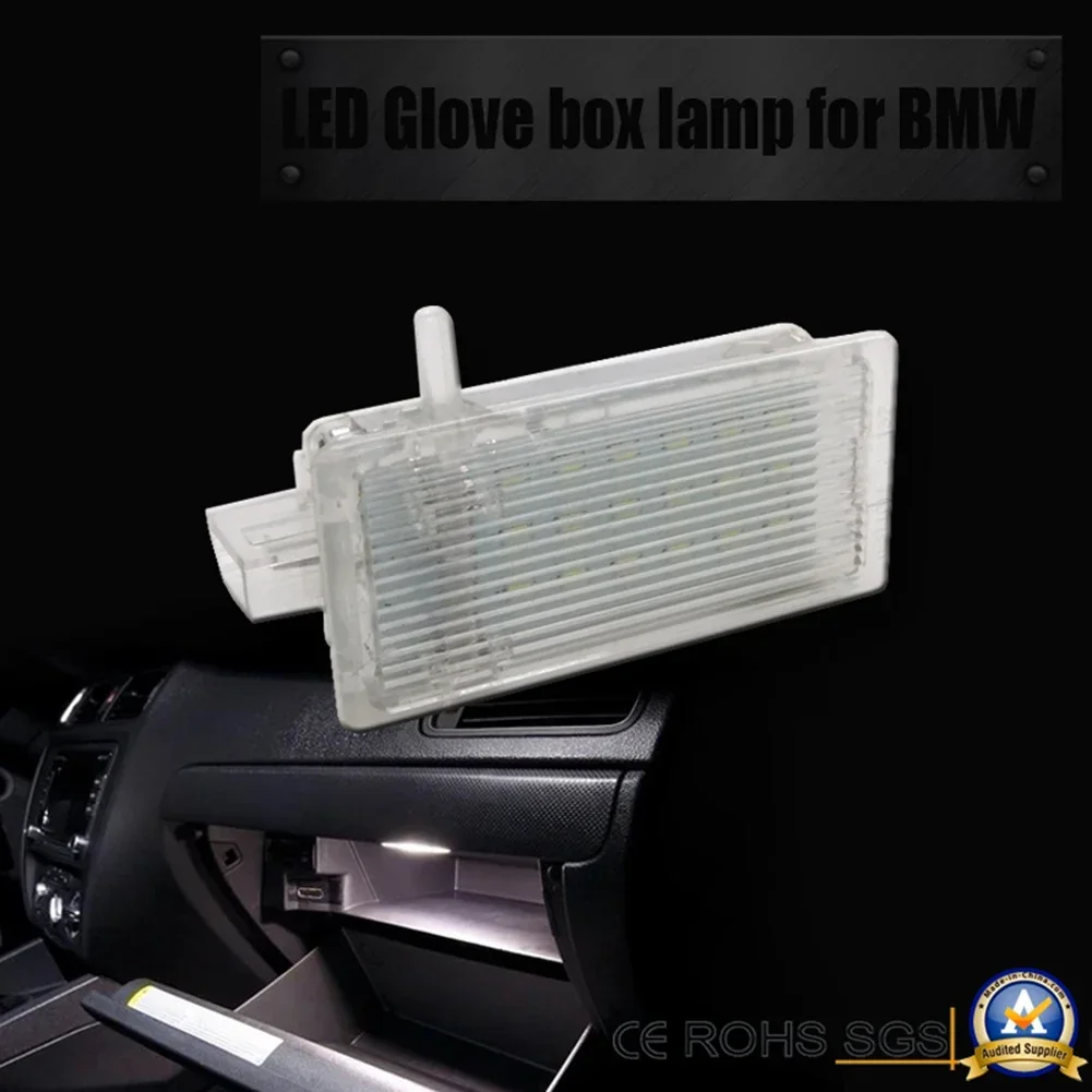 1pcs LED Glove Box Lamp For BMW E46 E53 E82 E83 E87 E90 E91 E93 LED Glove Box Lamp 6000K White Light For E83/E83N,E84 For F25