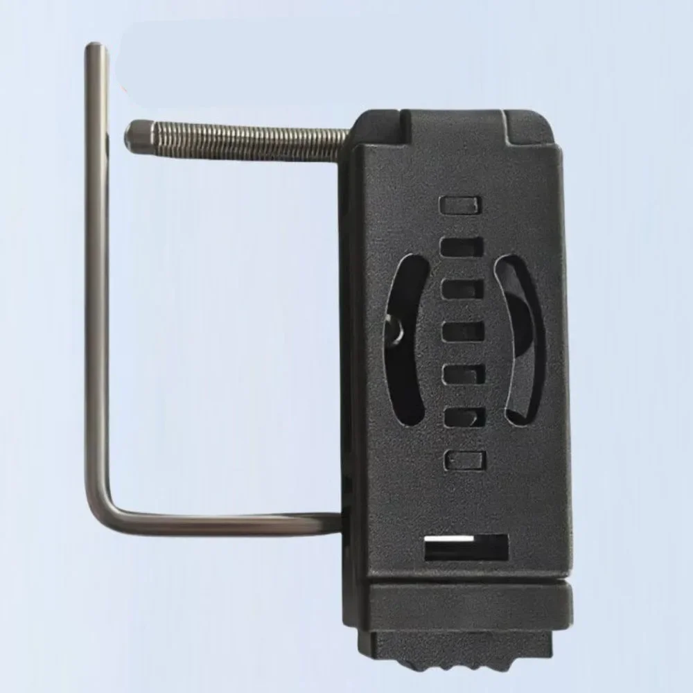 Edelstahl-Nylon Faltbare Gürtelschnalle, Schnellverschluss-Klebebandhaken Tragbarer Werkzeugclip Geschenk für Elektriker und Arbeiter – Detail 11