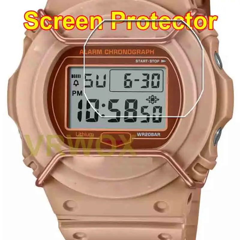 2PCS/3PCS TPU Screen Protector For Watch  DW-5700 DW-5735 GWX-5700 DW-5750  HProtector Nano Explosion-proof Film