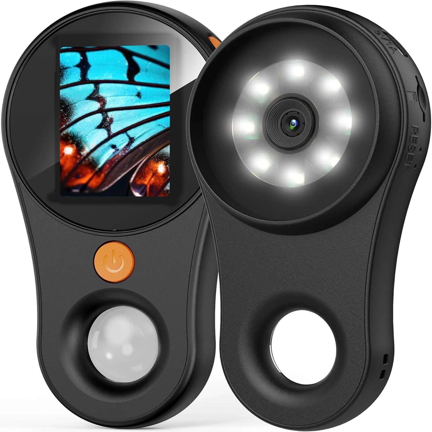 Microscope numérique 2.0 pouces 500X, pièce de monnaie vidéo 1080P avec loupe avec 8 LED pour la réparation électronique Windows/Mac