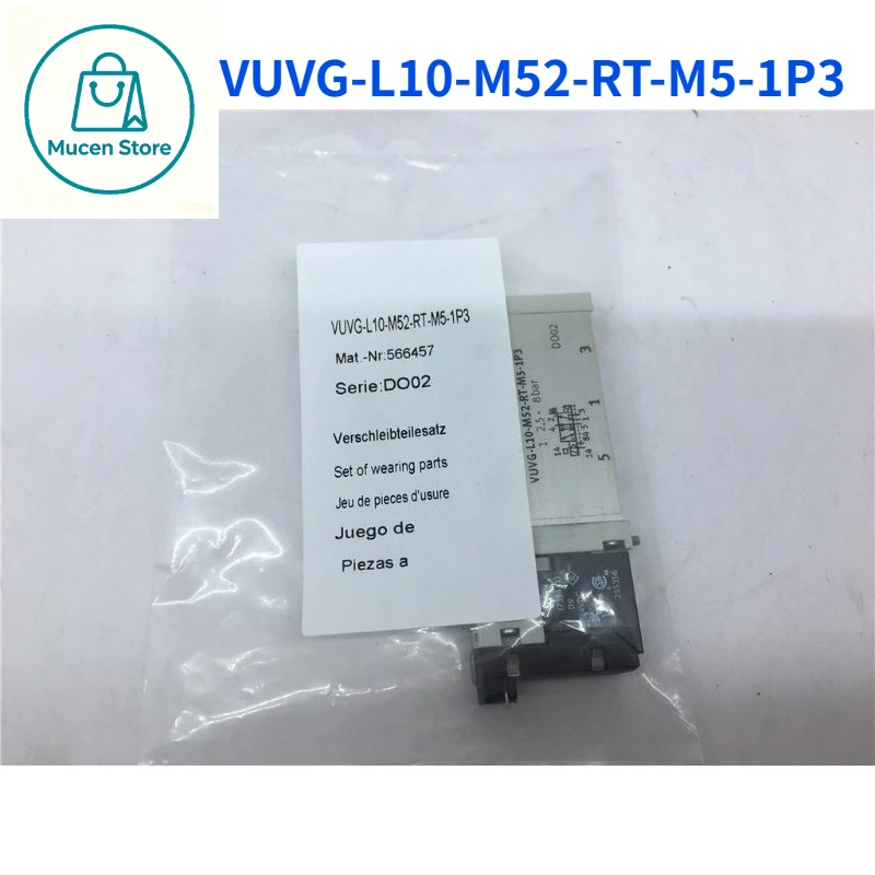 1PCS Brand New Fst VUVG-L10-M52-RT-M5-1P3 566457 VUVG Series 5/2 Way Pneumatic Solenoid Valve M5 Port Directional Control Valve