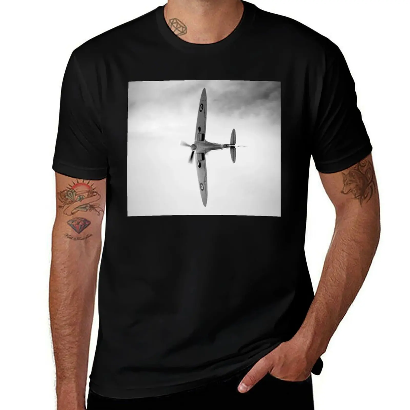 Spitfire display T-Shirt Outdoor Sports Lightweight Tee T-Shirt