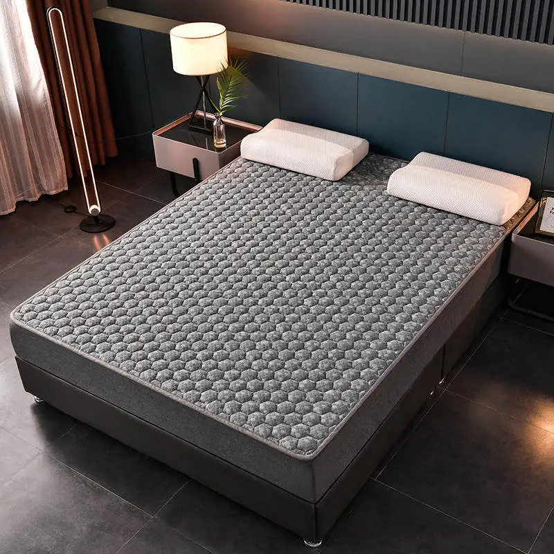 Self-Heating Graphene Mattress with Far Infrared Technology - Anti-Bacterial and Non-Slip Base for Comfortable Sleep