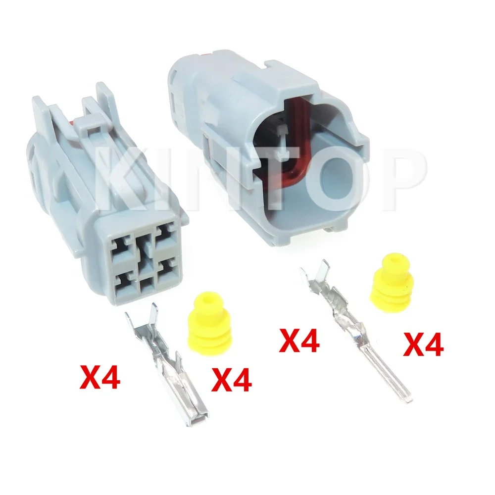 1 Set 4 Pins 7222-7444-40 7123-7444-40 MG640333 MG610331 AC Assembly Automobile Electrical Connector Car Fuel Pump Wire Socket