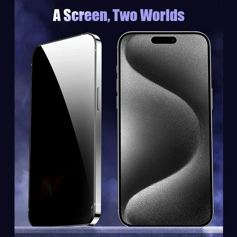 1-4Pcs Matte Ceramic Privacy Screen Protectors for iPhone 17 Pro Max 16 15 14 13 12 11 Anti-spy Film for iPhone 7 8 Plus X XR XS
