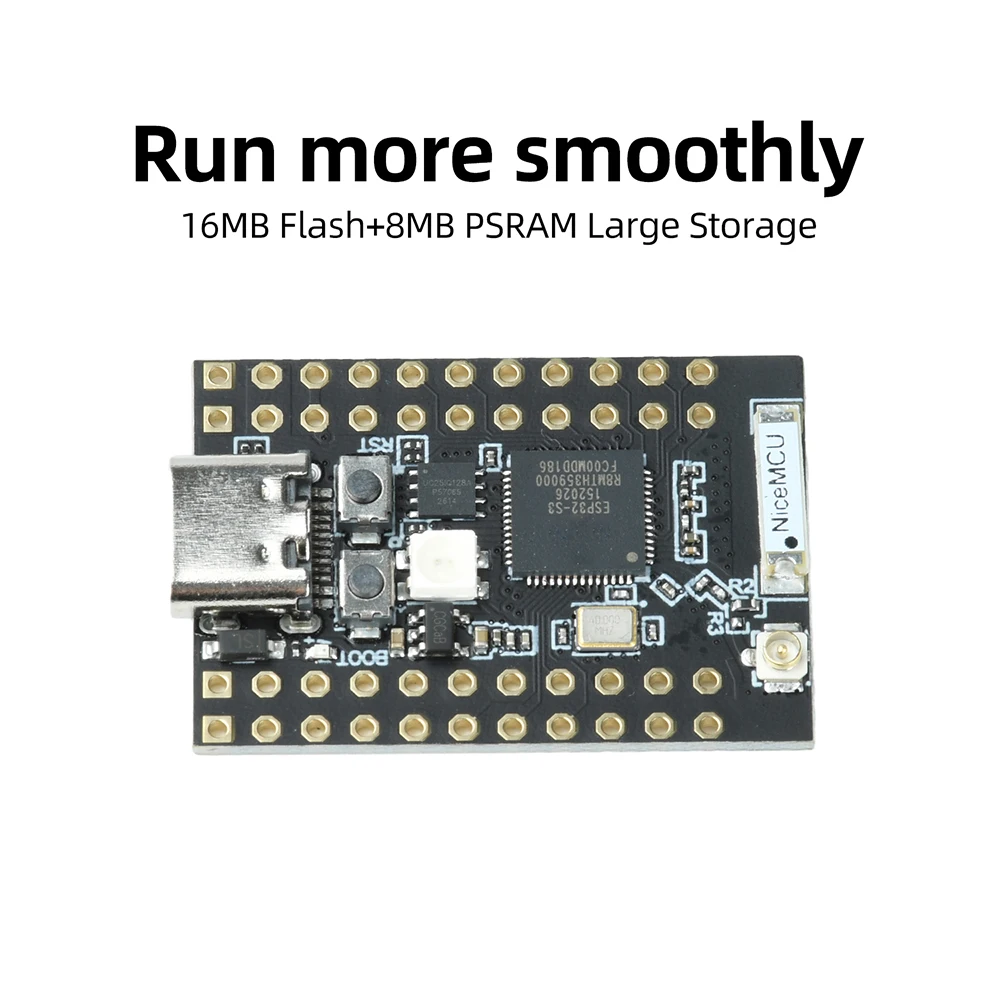 ESP32-S3-N16R8 MINI Entwicklungsboard 16MB Flash 8MB PSRAM BT5 Typ-C-Schnittstelle – Detail 4
