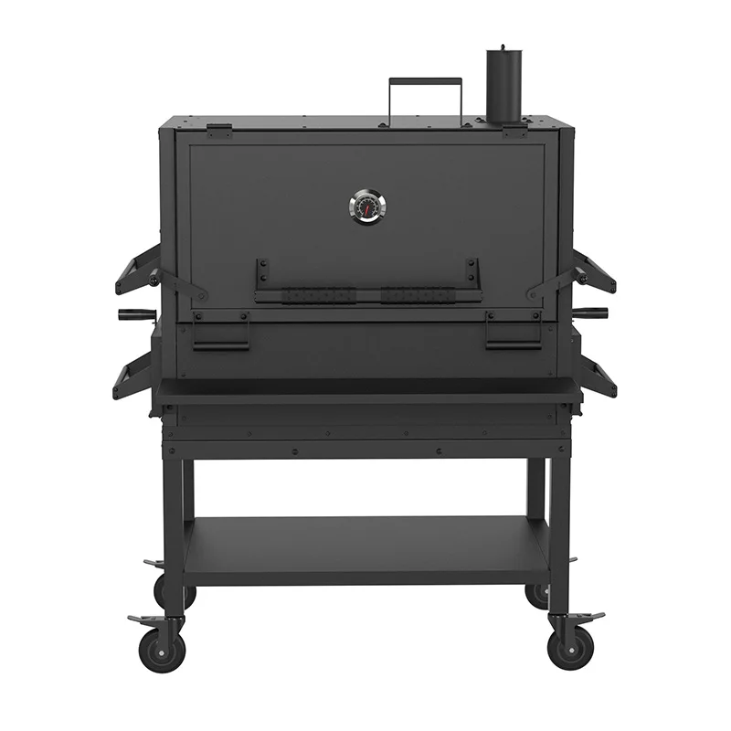 

Large commercial grill smoke stove American hotel restaurant charcoal grill