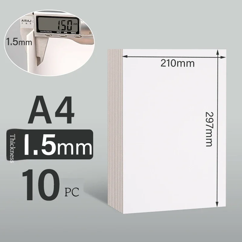 Variant: White A4 1.5mm 10Pcs
