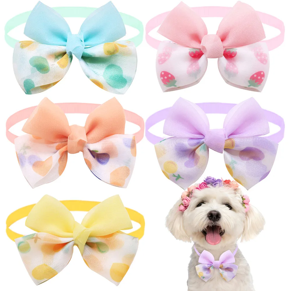 50pcs Fashion Dog Bow Tie Fashion Cute Pet Dog Bowties Collar For Dogs Pets Grooming Pet Supplies Dog Accessories For Dogs