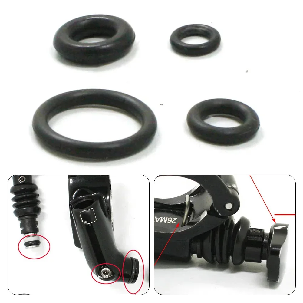 4pcs Bicycle Seatposts Remote Lever O-Ring Kit Rubber Durable For Rock Shox Reverb Bike Components Parts