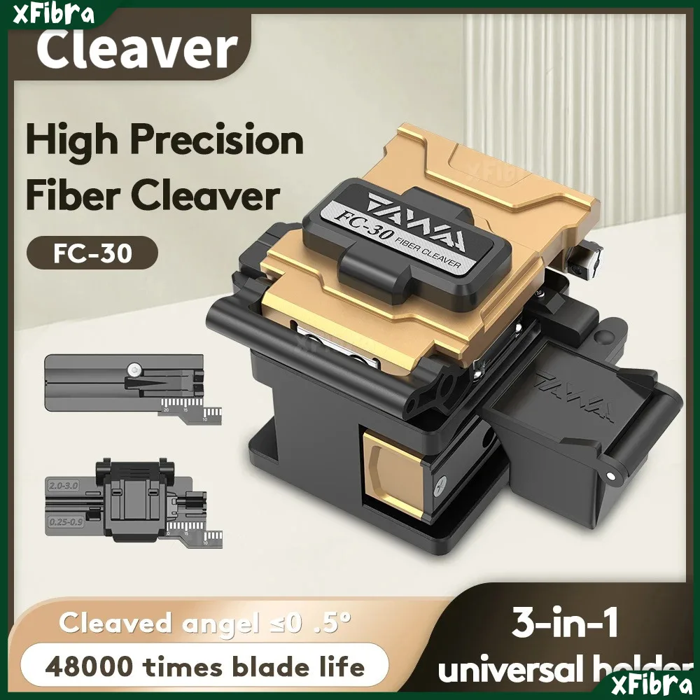 tawaa-fc-30-optical-fiber-cleaver-48000-cleaves-high-precision-cutter-for-fusion-splicer-orientek-t45-komshine-fx37