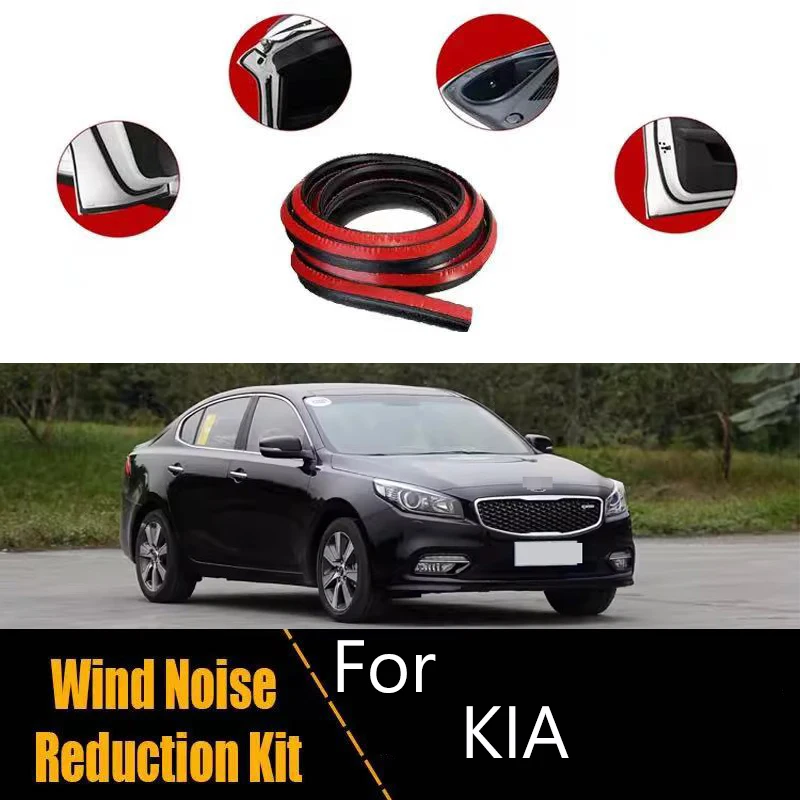 For Kia K2 K3 K4 K5 KX3 KX5 KX7 Forte Sorento Sportage BONGO CARENS car door A-pillar B-pillar bonnet trunk soundproofing strips