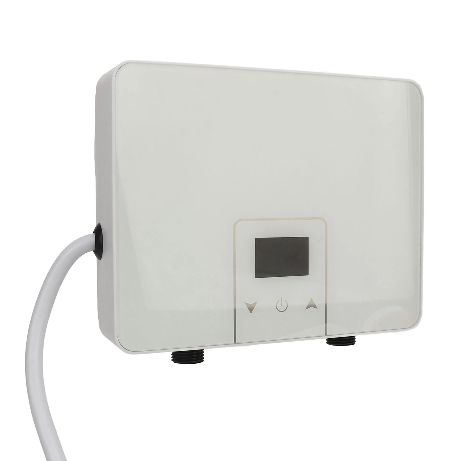 سخان مياه كهربائي صغير 220 فولت 88 شاشة عرض PVC 5.5KW تسخين سريع 55 ° سخان الماء الساخن الفوري المقاوم للماء C IPX4