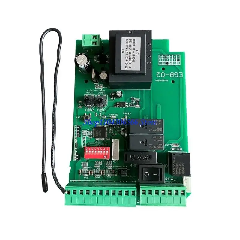 Panneau commande moteur portail coulissant 02DD, 110V/220V, avec minuterie sensibilité réglables