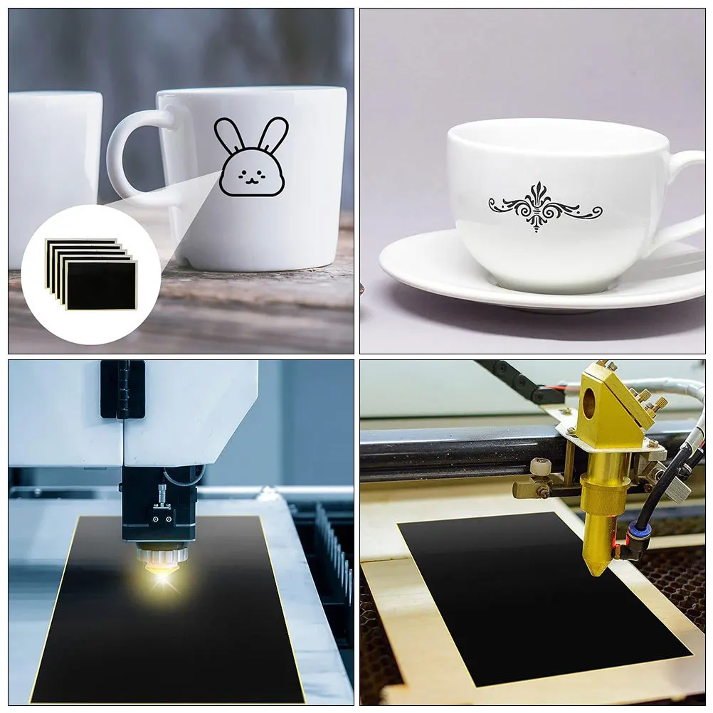 6 قطعة النقش الزجاج السيراميك الاكريليك الراتنج المواد غير المعدنية غرامة التفاصيل الحرفية Diy بها بنفسك تصميم أداة بمناسبة ورقة للنقش