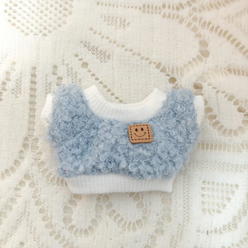 

Cute Doll T-shirt Clothes High Quality Candy Color Mini Mini Clothes Suits Dolls Toys Accessories 10cm Cotton Doll