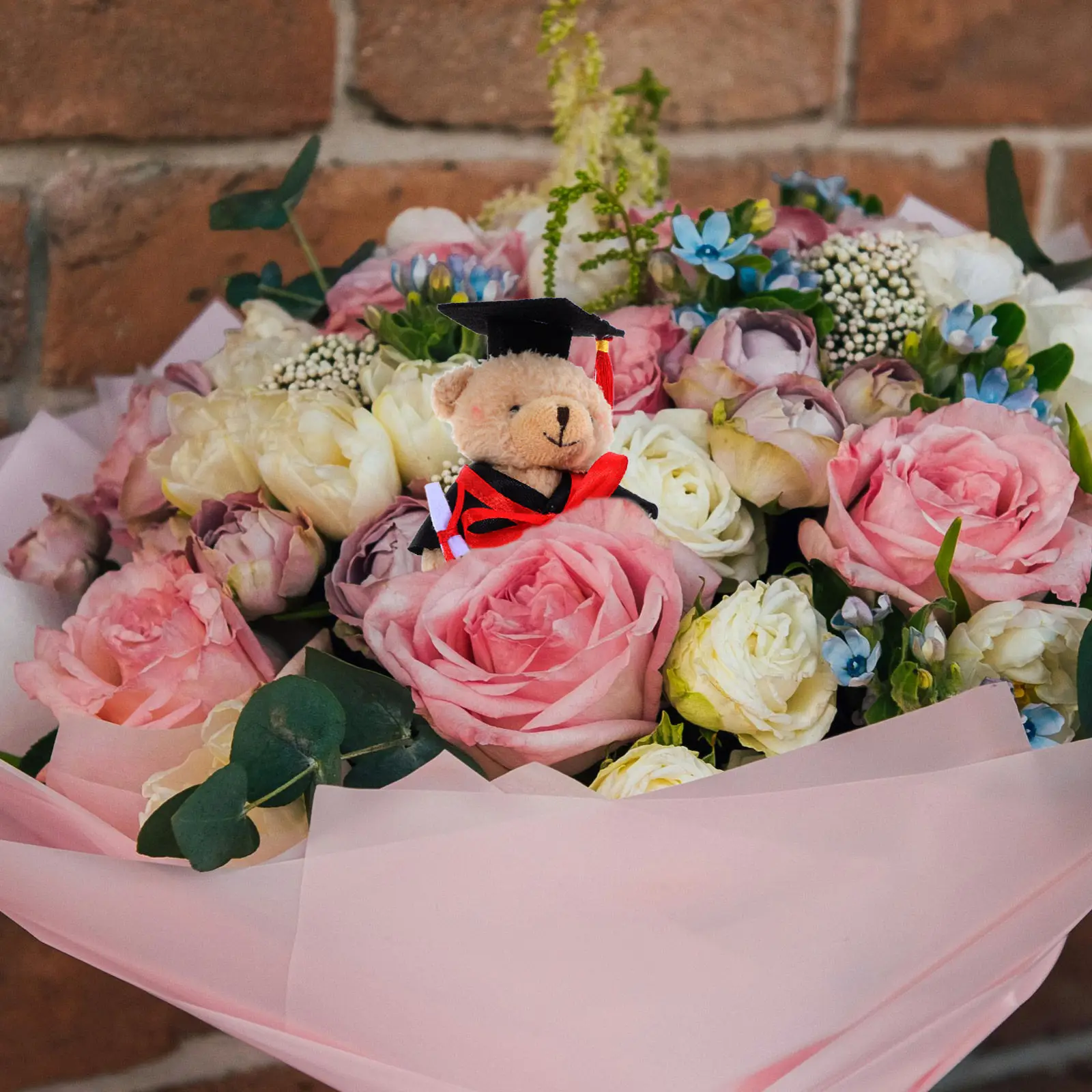 

Mini Graduation Bear with Chain for Hanging on Bags Backpacks Keys Perfect Graduation Gift Favor for Kindergarten High School