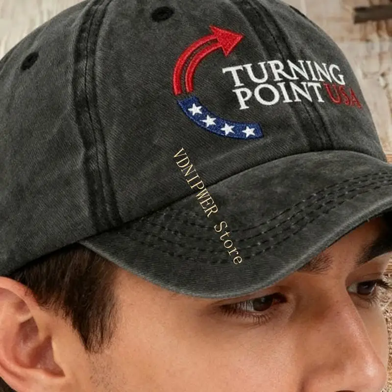 Бейсбольная кепка с принтом в стиле ретро Turning Point, унисекс, шляпа с принтом This is The Turning, винтажные шляпы D08E