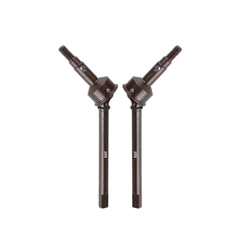 

KYX Racing из твердой стали, передняя и задняя ось, комплект приводного вала CVD, обновленные детали, аксессуары для 1/18, радиоуправляемый гусеничный автомобиль Traxxas TRX4M