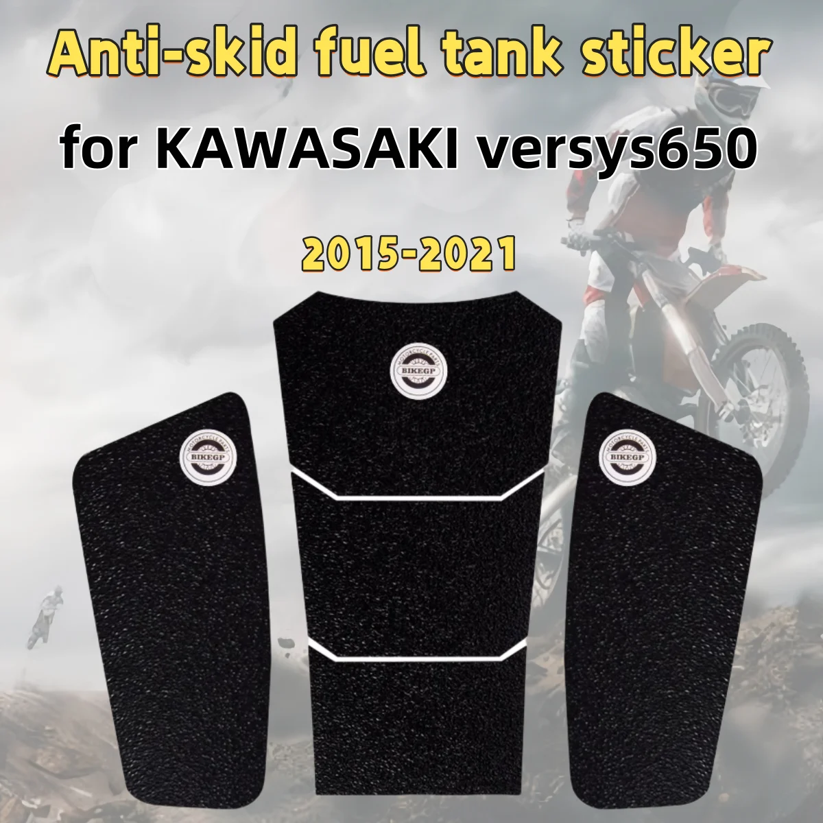

for KAWASAKI versys650 2015-2021 motorcycle fuel tank sticker fishbone sticker anti-slip side sticker