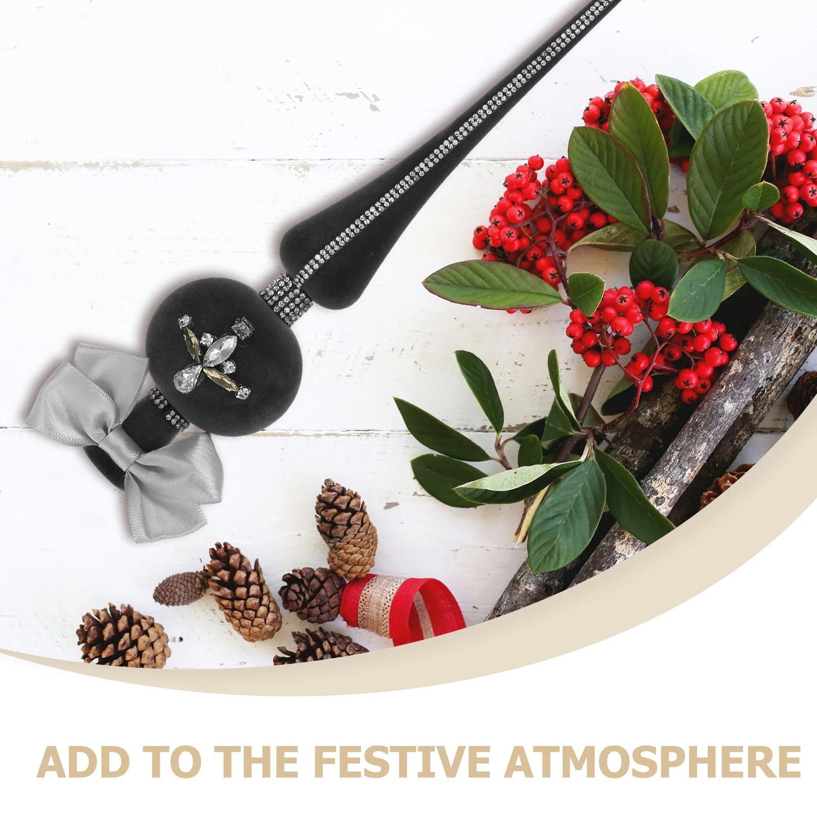 شجرة عيد الميلاد توبر توافدوا القرع يدويا كروية عيد الميلاد نهائي رمادي ديكور موسمي لقضاء عطلة شجرة الديكور الاستخدام الداخلي #2