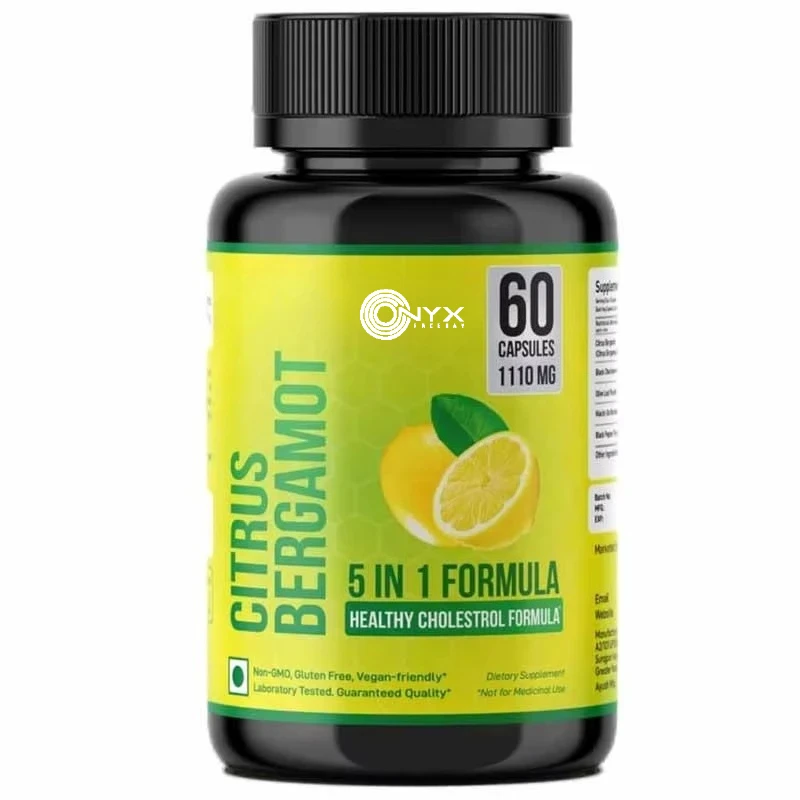 

Цитрусовый бергамот 1110 мг - добавка с ежевикой, ниацином, оливковым листом и экстрактами черного перца -60 капсул