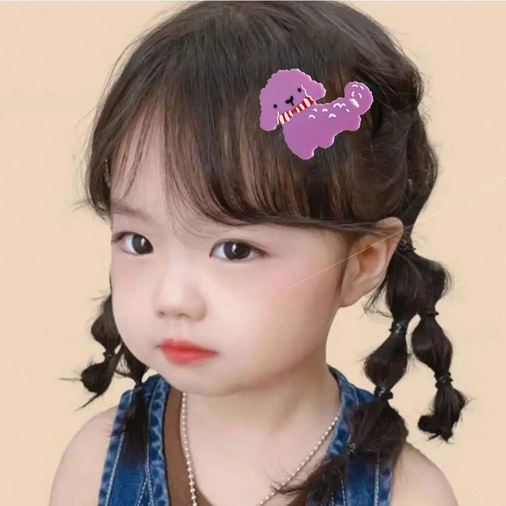 Animal Dog Cartoon Puppy Duckbill Clip Korean Style Japanese Style Children Hair Clip Headwear Barrettes Acetic Acid Side Clip