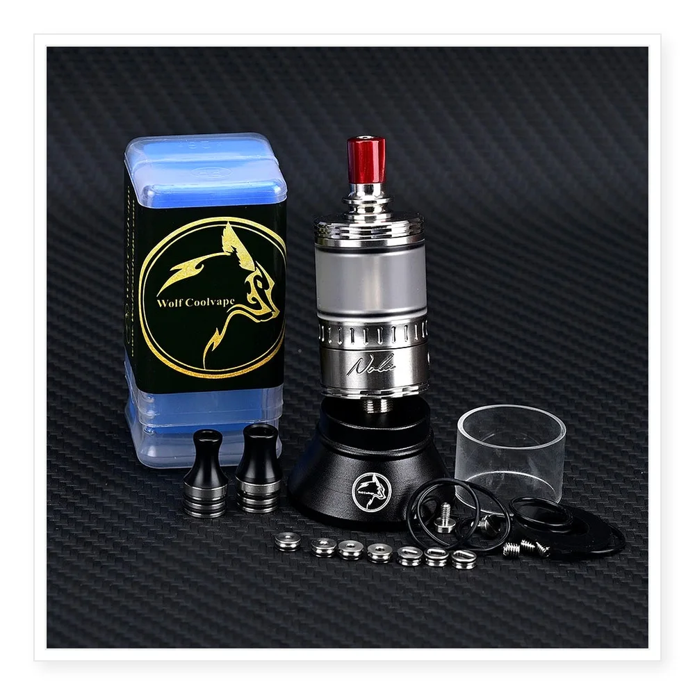Wolfcoolvape NOLA RTA 3.2ml Rebuildable Atomizer Tank with Adjustable Air Pins 22mm