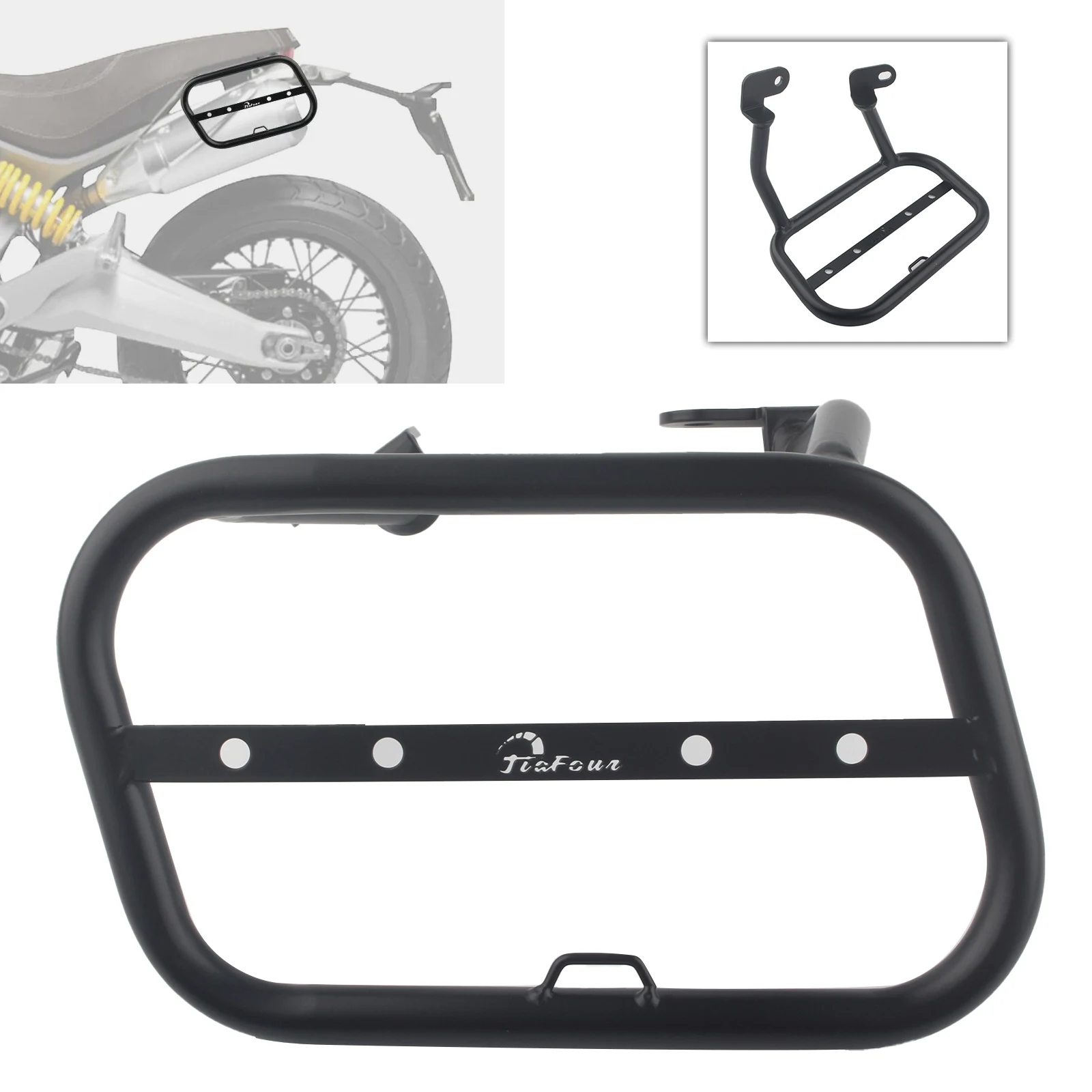 For Scrambler 1100 1100 Sport 1100 Sport PRO 1100 Special Motorcycle Trunk Bag Holder Stylish Motorcycle Side Bag Mount Holder